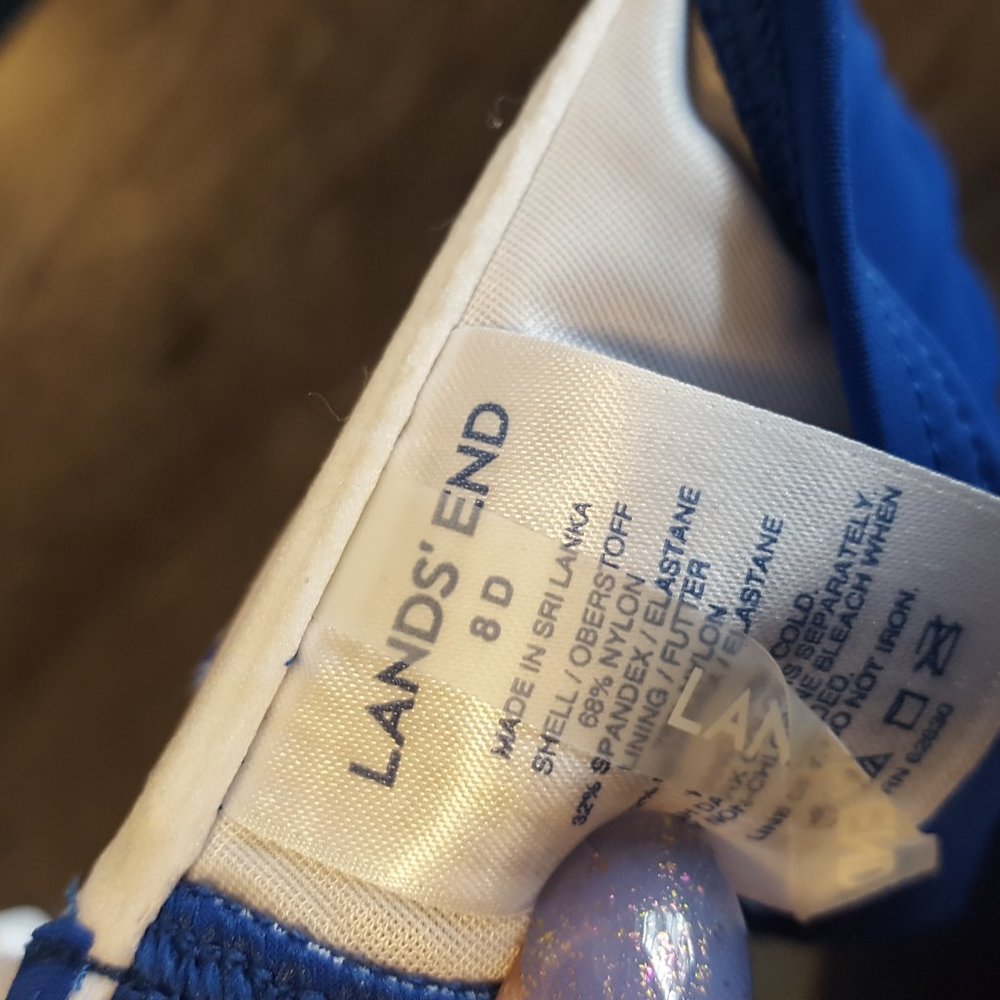 Land's End Women's Bikini Top - Adjustable Halter - Picture 4 of 4